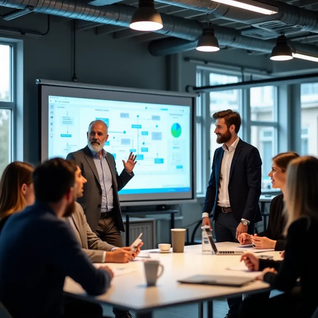 Modern office environment